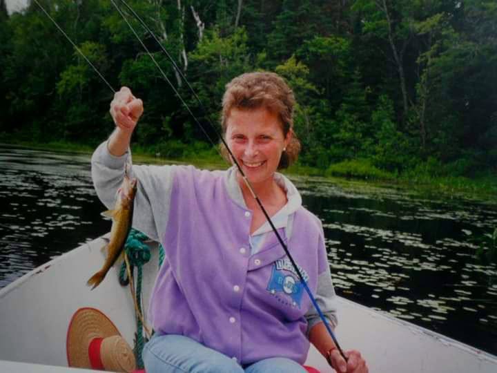 Pet owner Shirley H fishing.